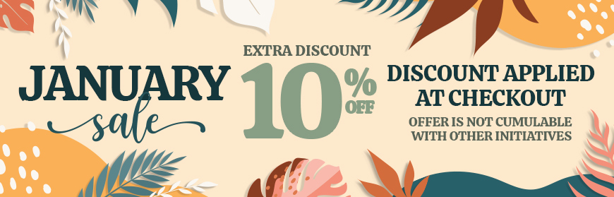 January Sale -10% off