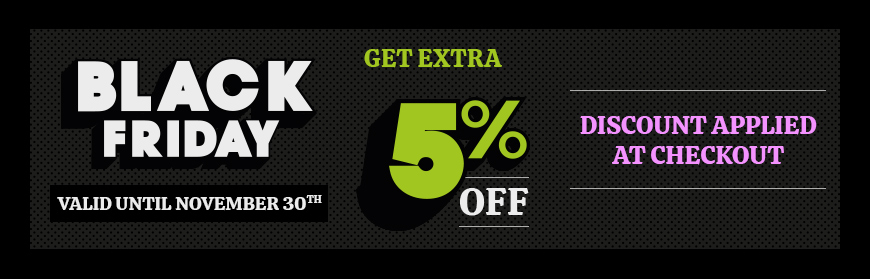 Black Friday Extra 5%